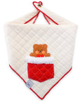 Sherpa Stocking Teddy Bandana - Brown - SUNNY TAILS