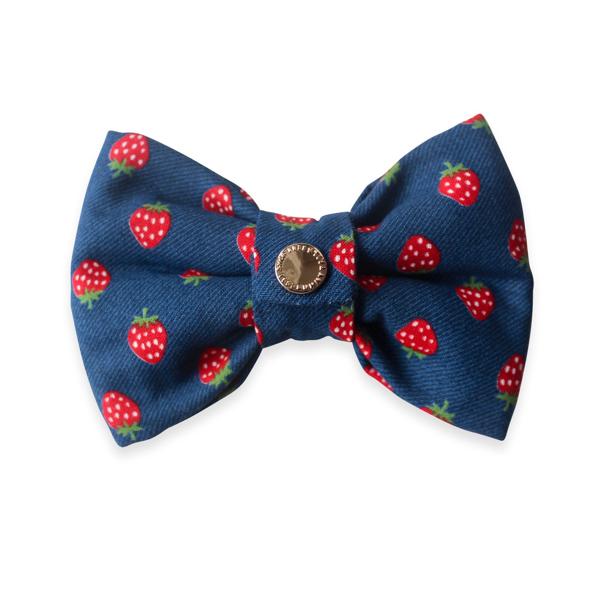 Strawberry Jeans Dog Bow Tie - SUNNY TAILS