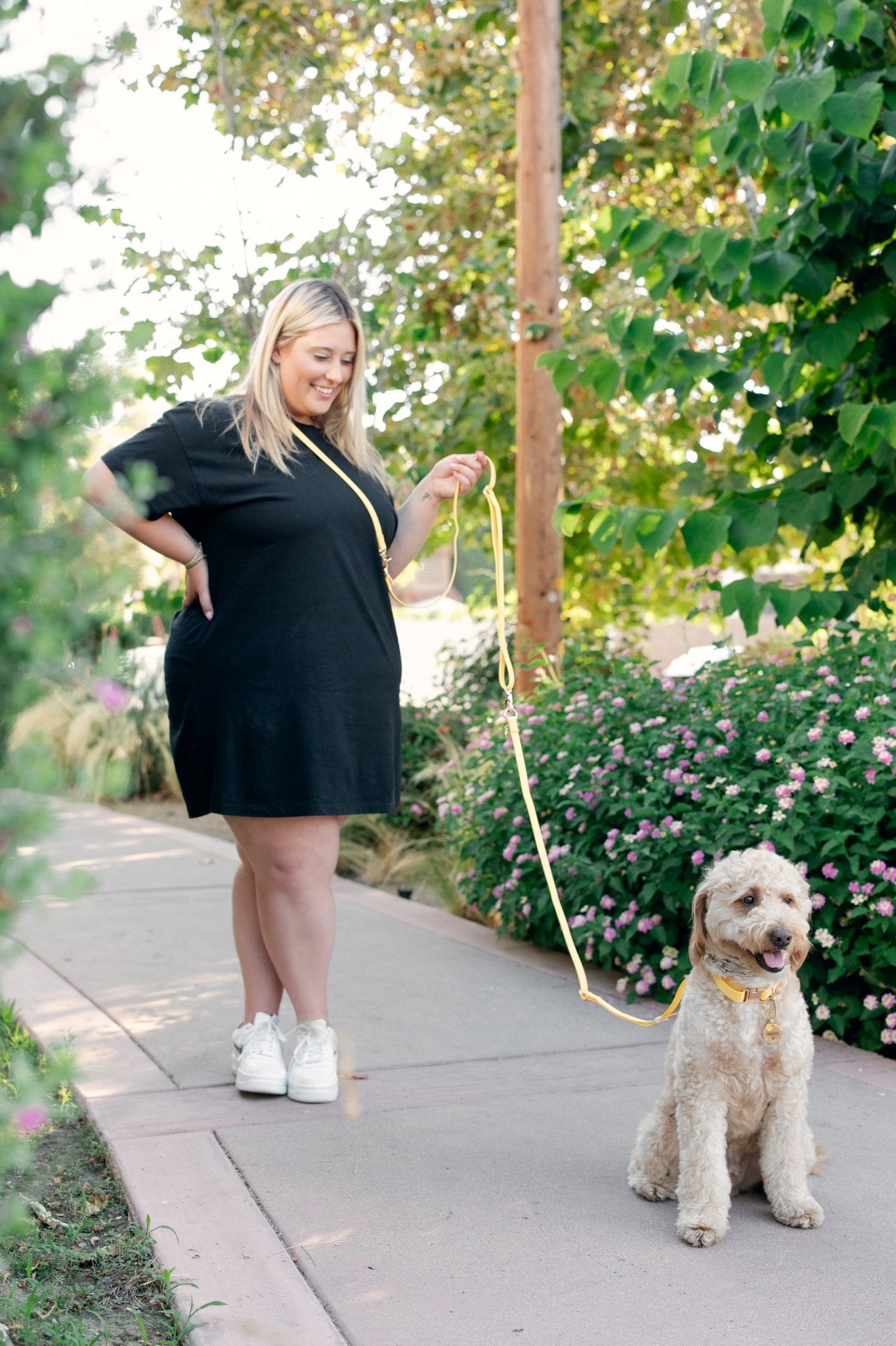 Dandelion Yellow Cloud Leash Extension - SUNNY TAILS