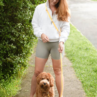 Treat Pouch & 4-in-1 Convertible Hands Free Cloud Dog Leash