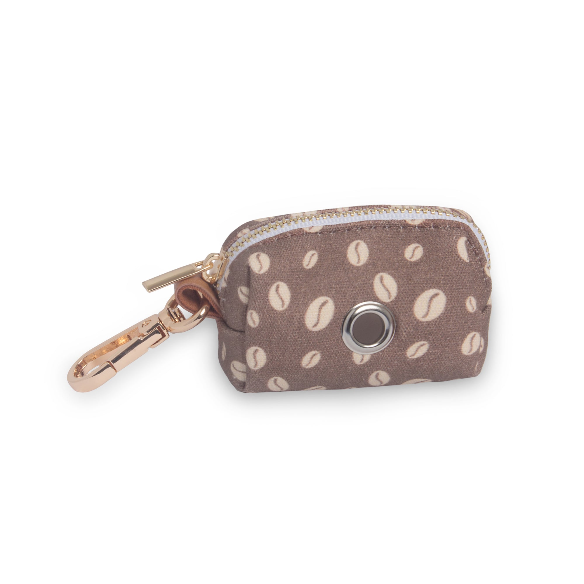 Espresso Beans Waste Bag Holder | Dog Poop Bag Holder | Dog Walk Bag | Shop Sunny Tails