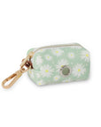 Pistachio Green Daisy Waste Bag Holder | Dog Poop Bag Holder | Dog Walk Bag | Shop Sunny Tails