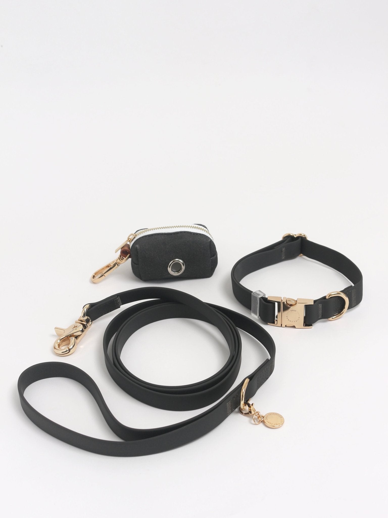 Ember Black Waterproof Cloud Dog Leash - SUNNY TAILS