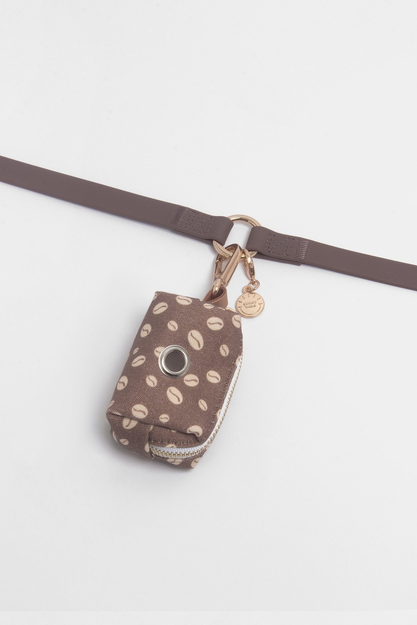 Espresso Brown Wide Convertible Hands Free Cloud Dog Leash