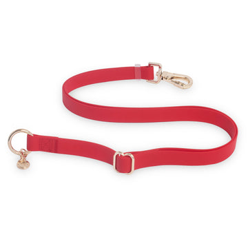 Cherry Red Cloud Leash 4-Way Extension 3/4" | Leash Connector | Extend Leash, Walk 2 Dogs, or Add a Traffic Handle