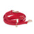 Cherry Red Wide 4 - in - 1 Convertible Hands Free Cloud Dog Leash - SUNNY TAILS