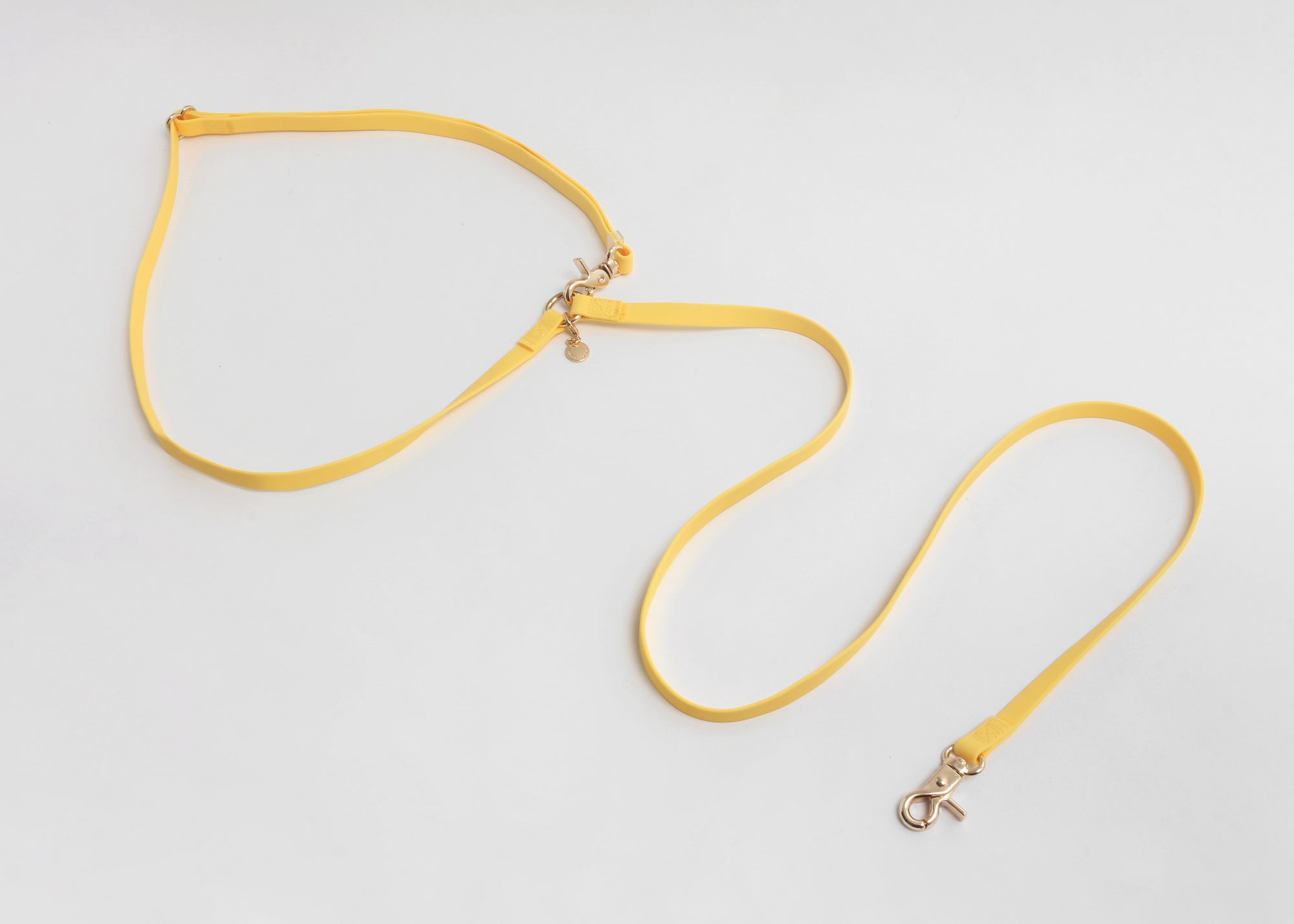 Dandelion Yellow Convertible Hands Free Cloud Dog Leash | Multifunctional, Waterproof, and Lightweight Dog Leash | Shop Sunny Tails