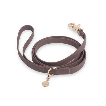 Espresso Brown Waterproof Cloud Dog Leash | Lightweight PVC Leash | Odor Proof, Stink Proof, and Durable | Available in 3 Lengths 