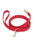 Cherry Red Waterproof Cloud Dog Leash | Lightweight PVC Leash | Odor Proof, Stink Proof, and Durable | Available in 3 Lengths 
