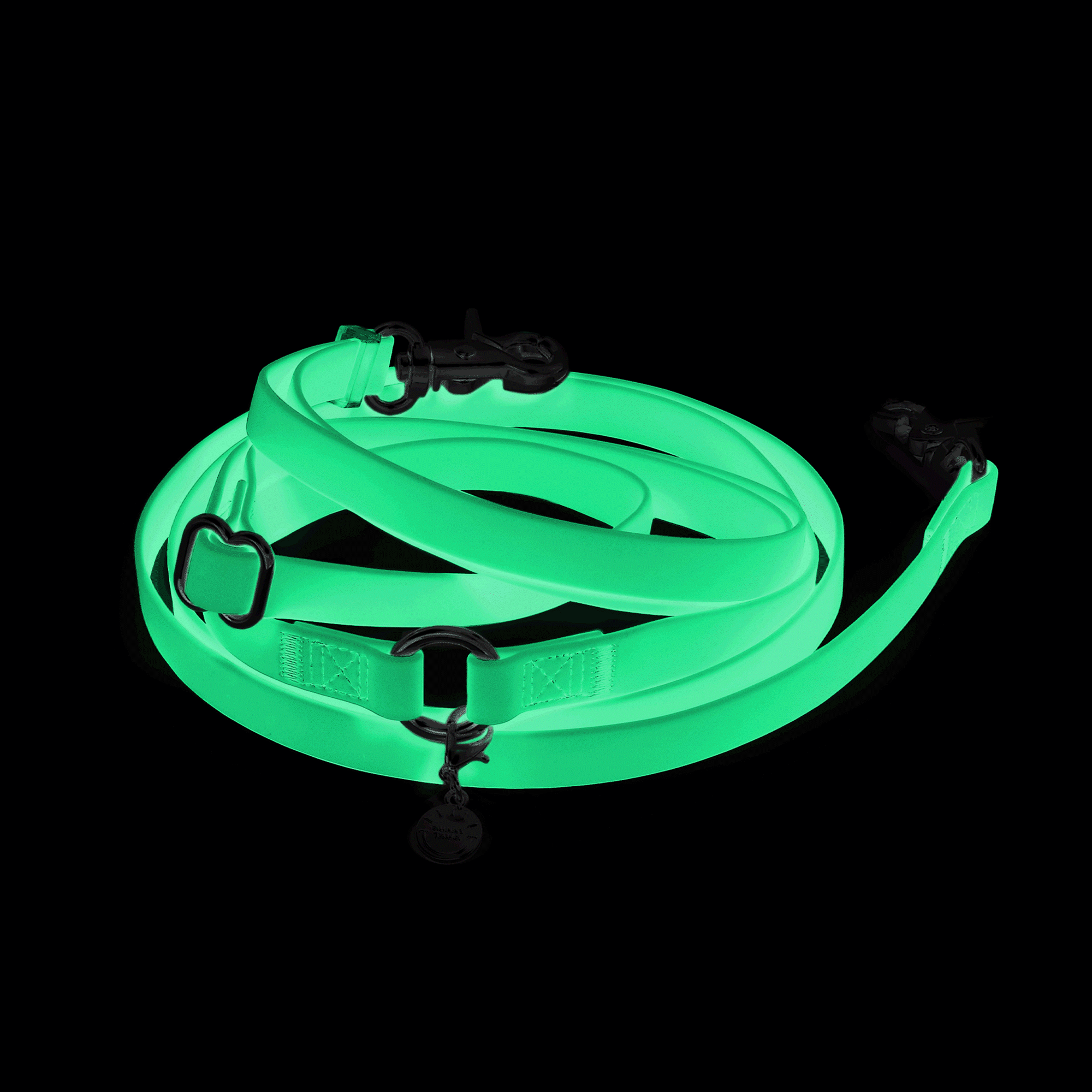 Lunar Glow Convertible Hands Free Cloud Dog Leash | Multifunctional, Glow in the Dark, and Lightweight Dog Leash | Sunny Tails