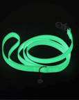 Lunar Glow Waterproof Cloud Dog Leash | Glow in Dark Lightweight PVC Leash | Odor Proof, Stink Proof, and Durable | Available in 3 Lengths 