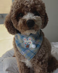 Easter Boba Bunny Dog Bandana | Spring  Pastel Dog Bandana | Shop Sunny Tails