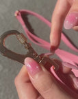 Mulberry Burgundy Wide 4-in-1 Convertible Hands Free Cloud Dog Leash