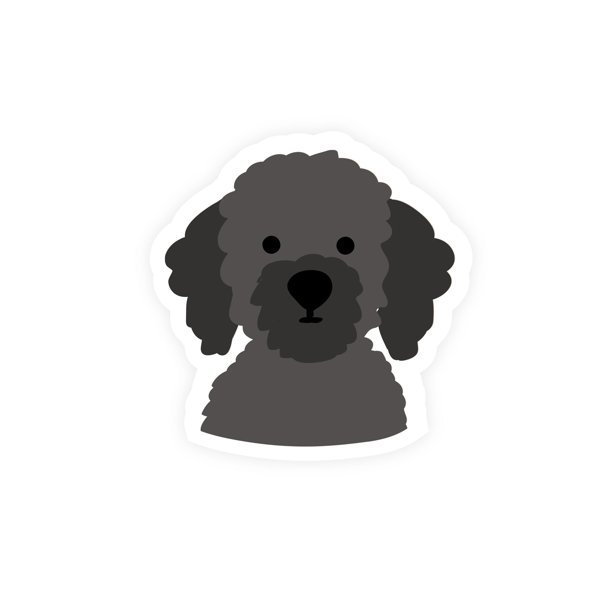 Doodle Dog Vinyl Sticker - SUNNY TAILS