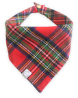 Christmas Flannel Teddy Bear Dog Bandana - SUNNY TAILS