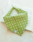 Olive Eyelet Dog Bandana - SUNNY TAILS