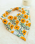 Poppy Flowers Canvas Dog Bandana - SUNNY TAILS