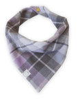 Purple Plaid Flannel Dog Bandana - SUNNY TAILS