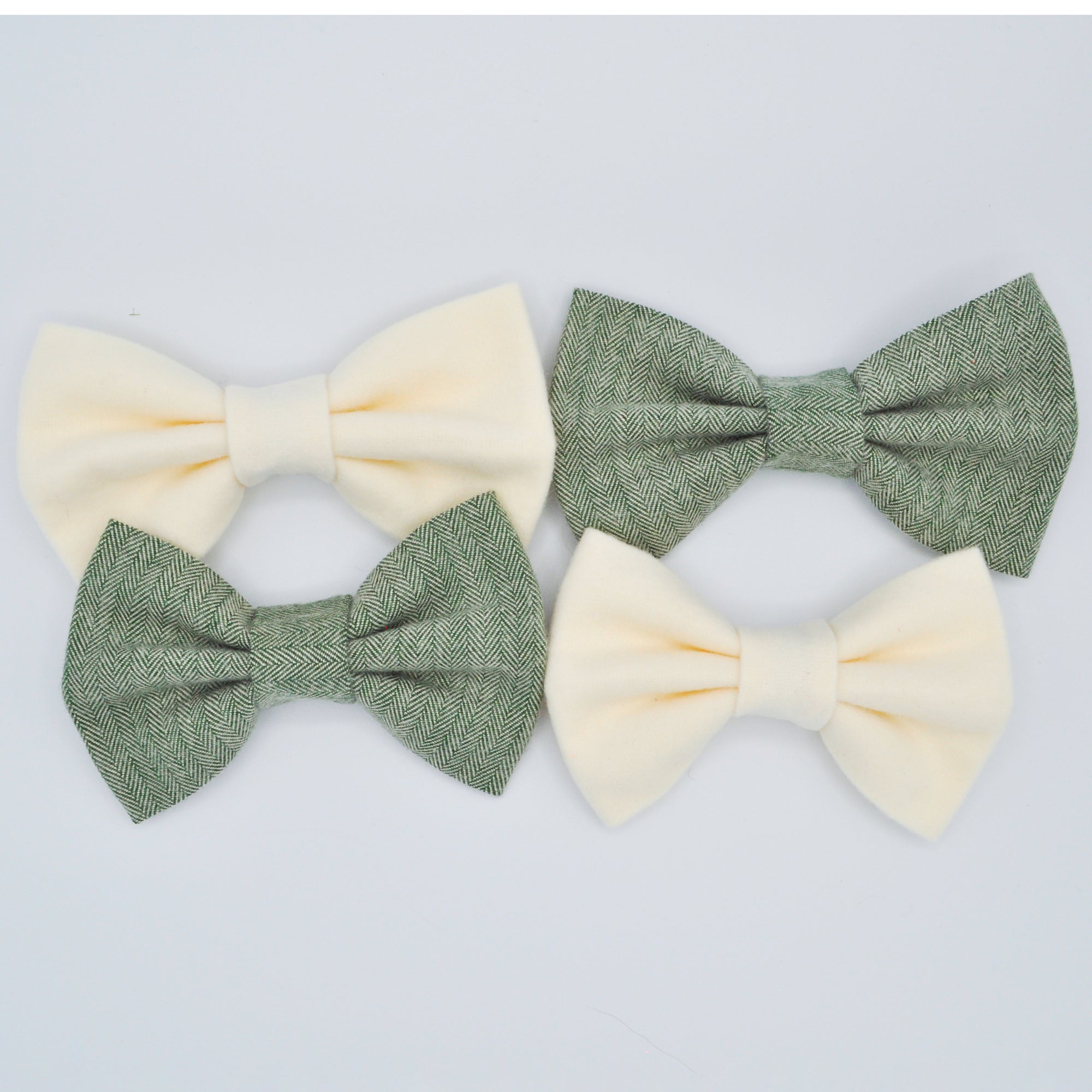 Basil Herringbone Dog Bow Tie | Dog Bow Tie | Shop Sunny Tails