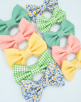 Daisies Field Dog Bow Tie - SUNNY TAILS