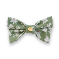 Corduroy Daisies Bow Tie | Doggie Bow Ties | Shop Sunny Tails