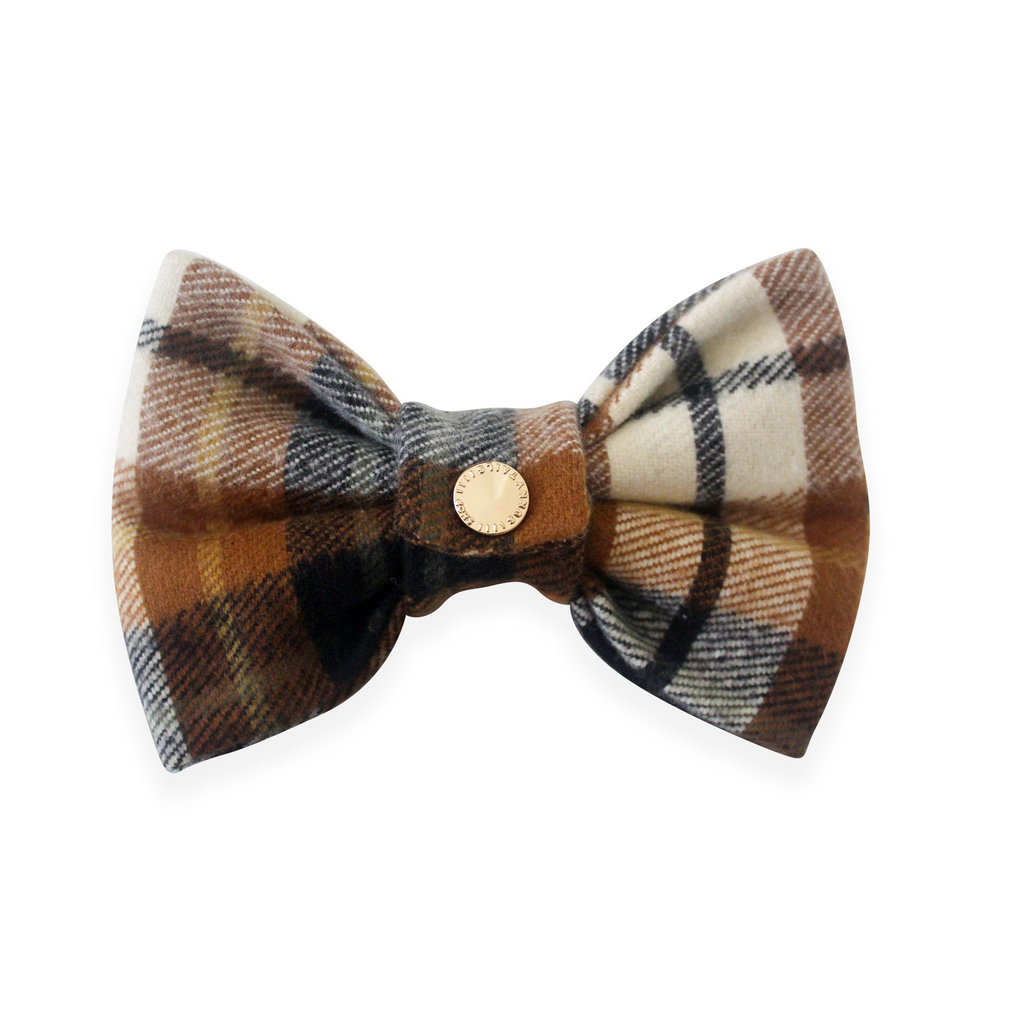 Harvest Plaid Flannel Bow Tie | Fall Dog Bow Tie | Shop Sunny Tails