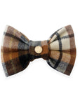 Harvest Plaid Flannel Bow Tie | Fall Dog Bow Tie | Shop Sunny Tails