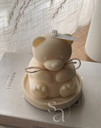 Natural Teddy Bears Candle - SUNNY TAILS