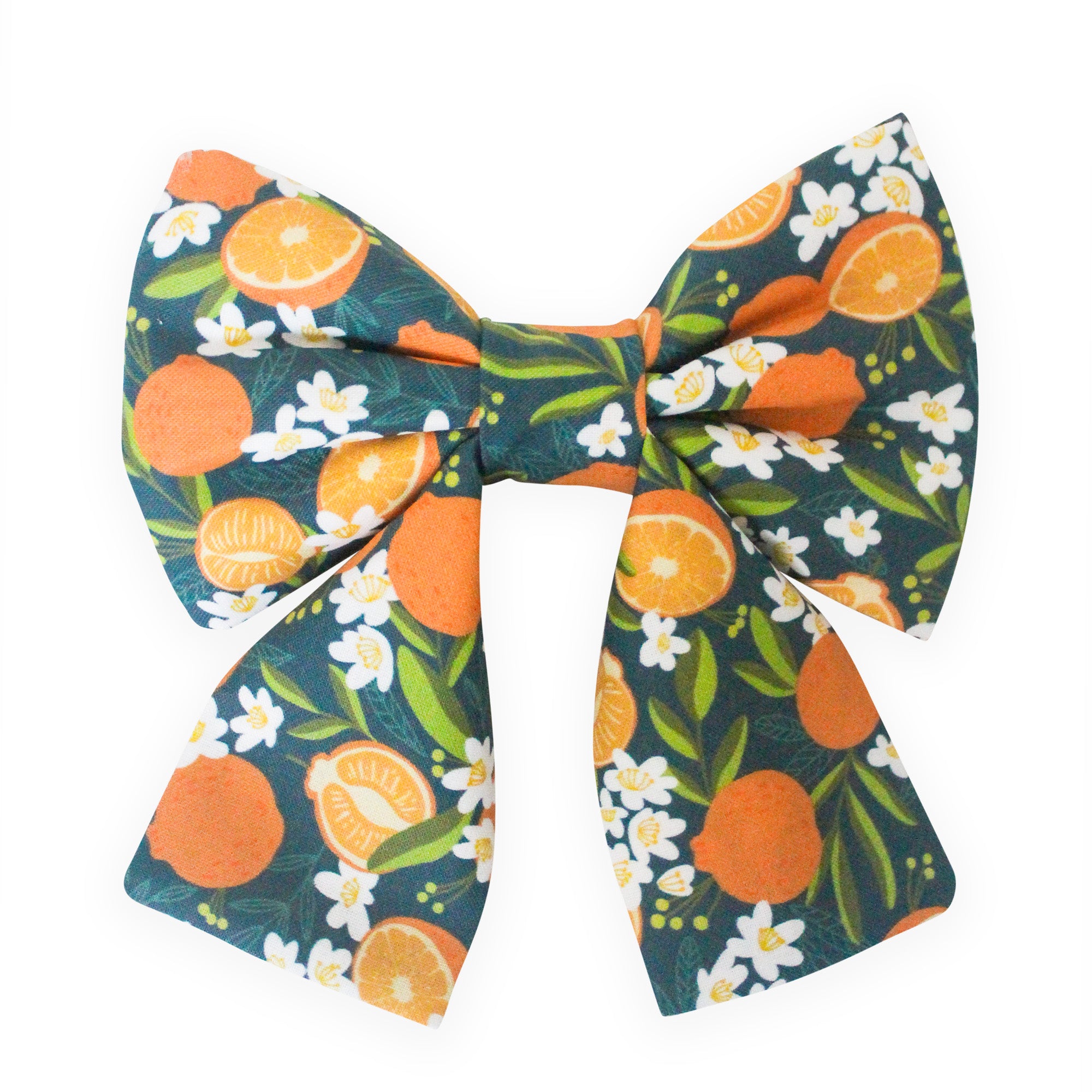 Simply The Zest Oranges Dog Sailor Bow - SUNNY TAILS