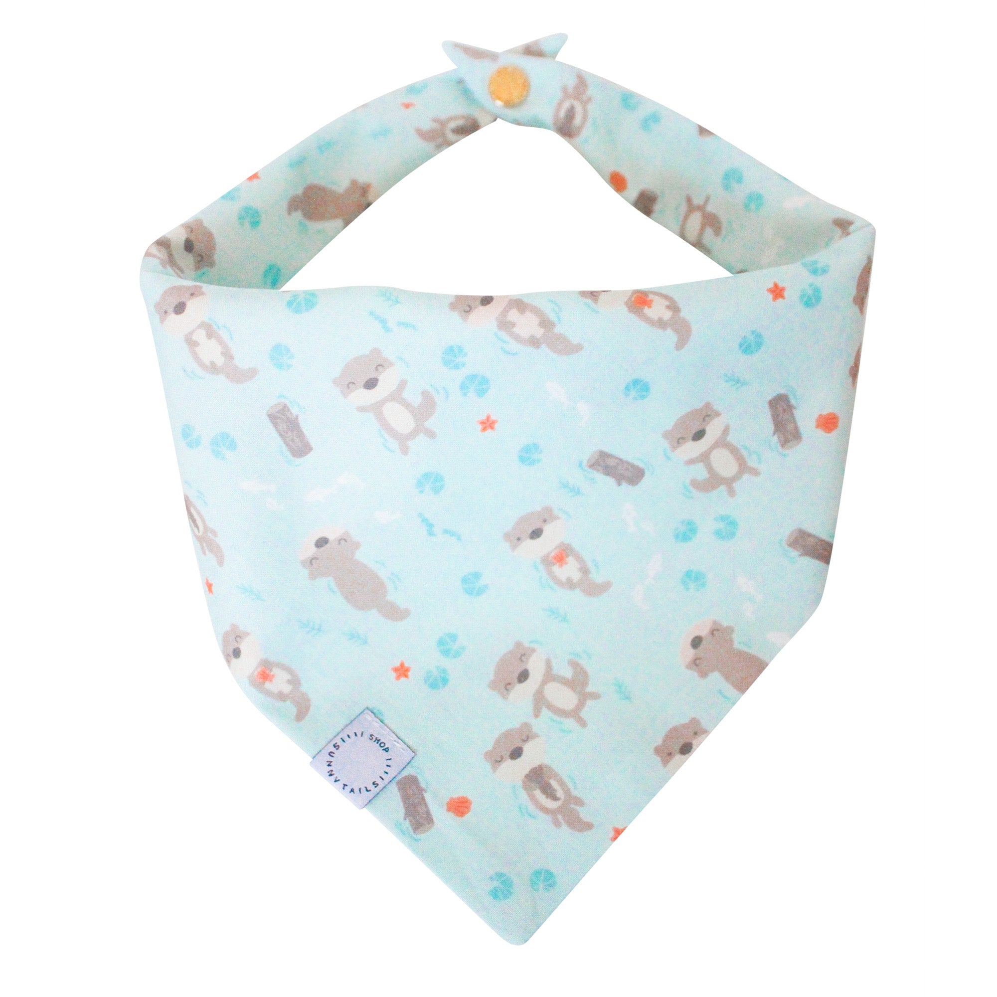 My Otter Half Dog Bandana | Otters Swimming Dog Bandana | Shop Sunny Tails