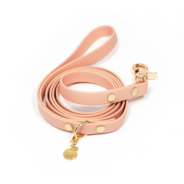Peach Waterproof Cloud Dog Leash | Lightweight PVC Leash | Odor Proof, Stink Proof, and Durable | Available in 3 Lengths