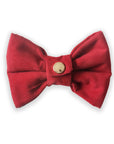 Red Corduroy Dog Bow Tie - SUNNY TAILS