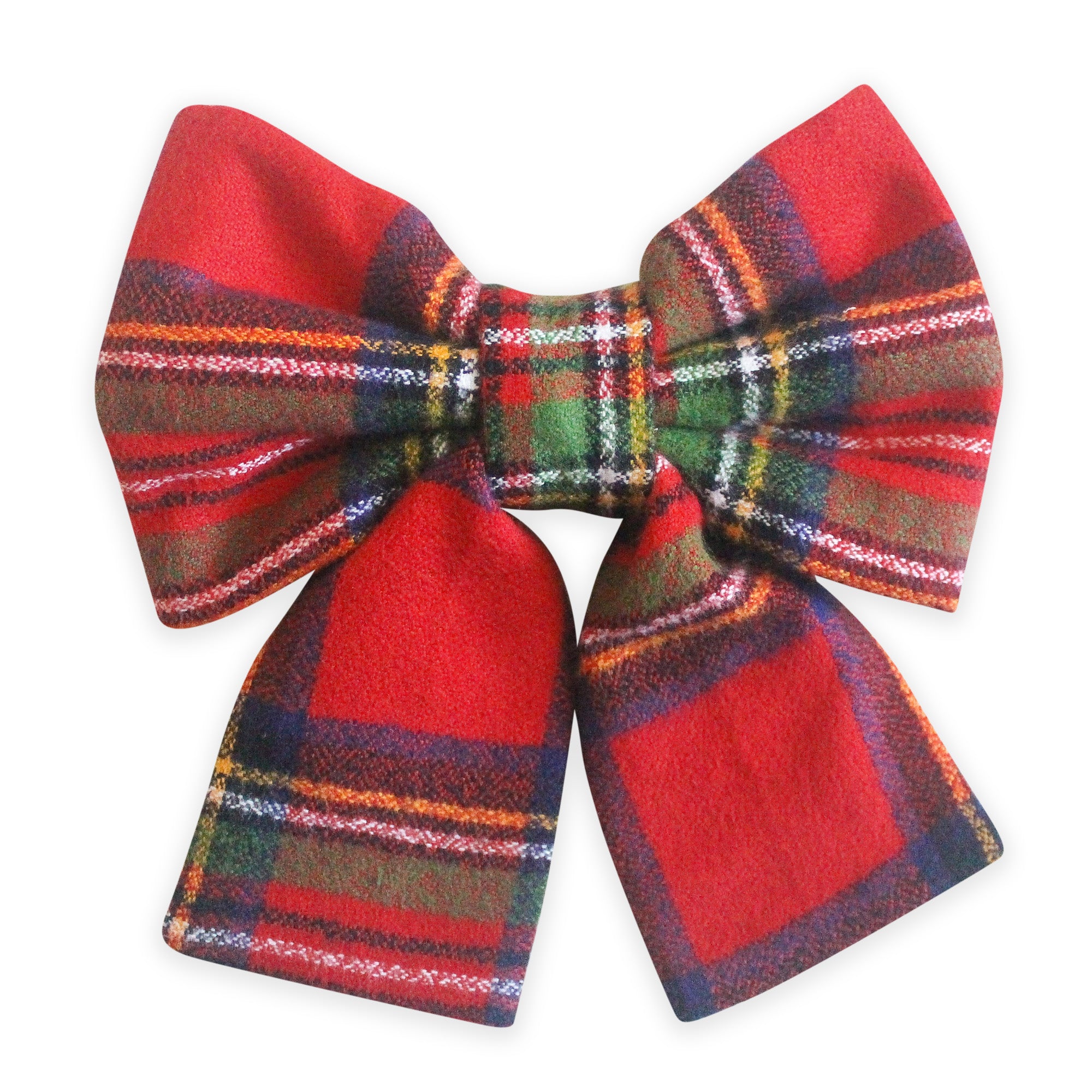 Christmas Plaid Flannel Dog Sailor Bow Holiday Dog Sailor Bow Shop