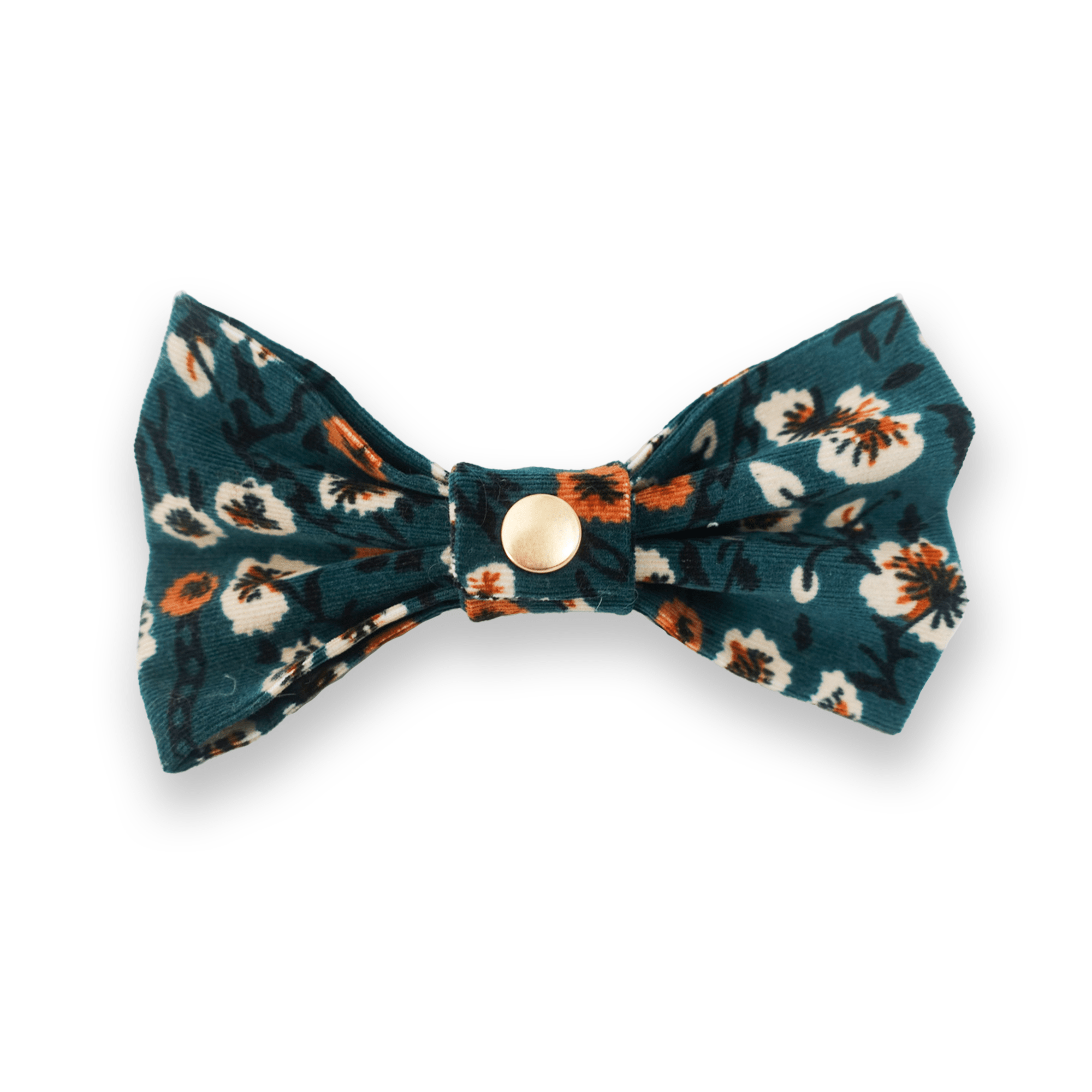 Corduroy Floral Dog Bow Tie - SUNNY TAILS