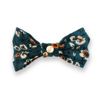 Corduroy Floral Dog Bow Tie | Bow Tie | Shop Sunny Tails