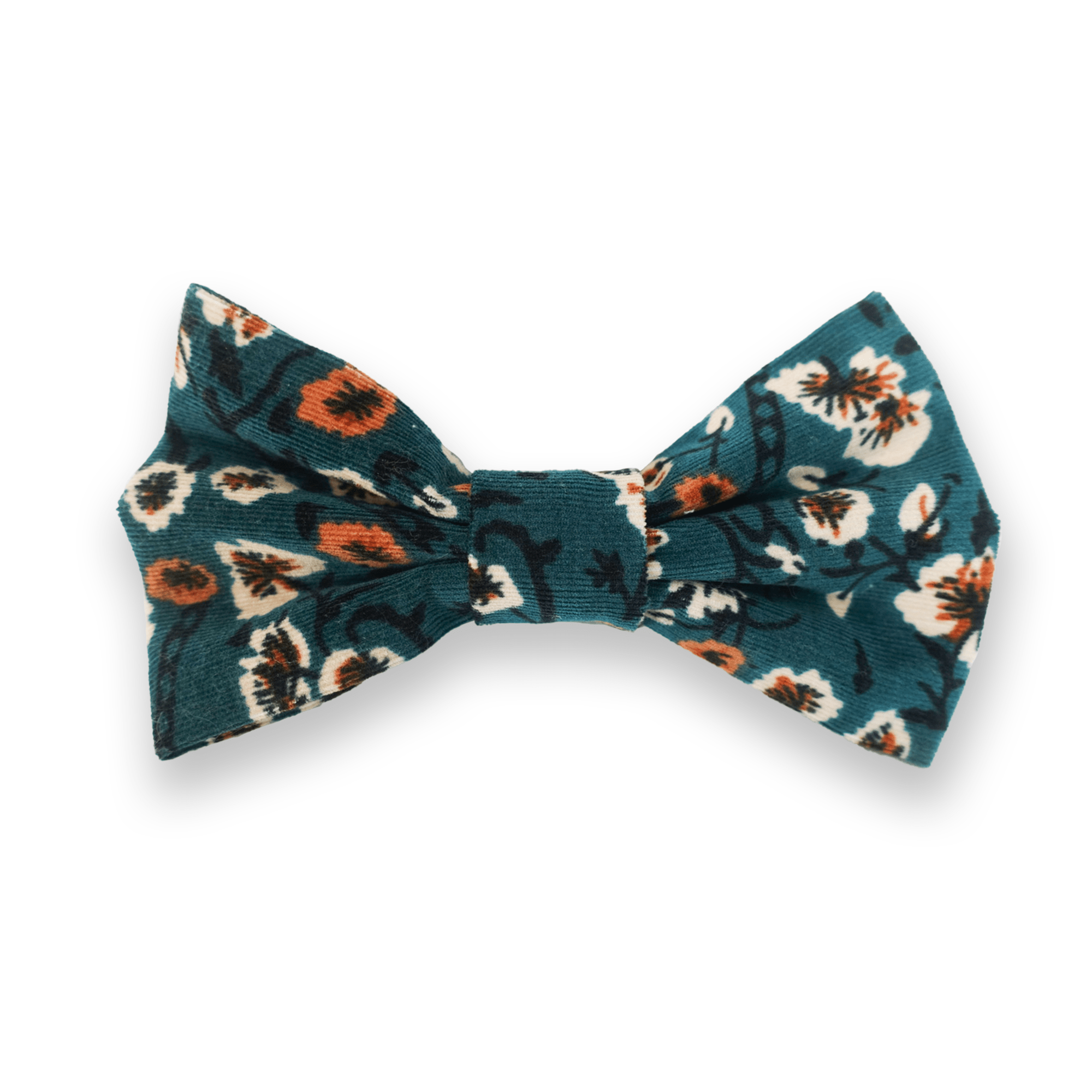 Corduroy Floral Dog Bow Tie - SUNNY TAILS
