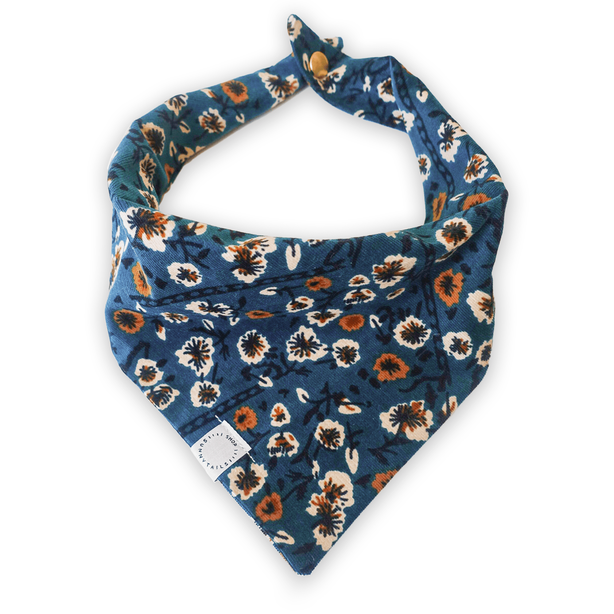 Corduroy Floral Dog Bandana - SUNNY TAILS
