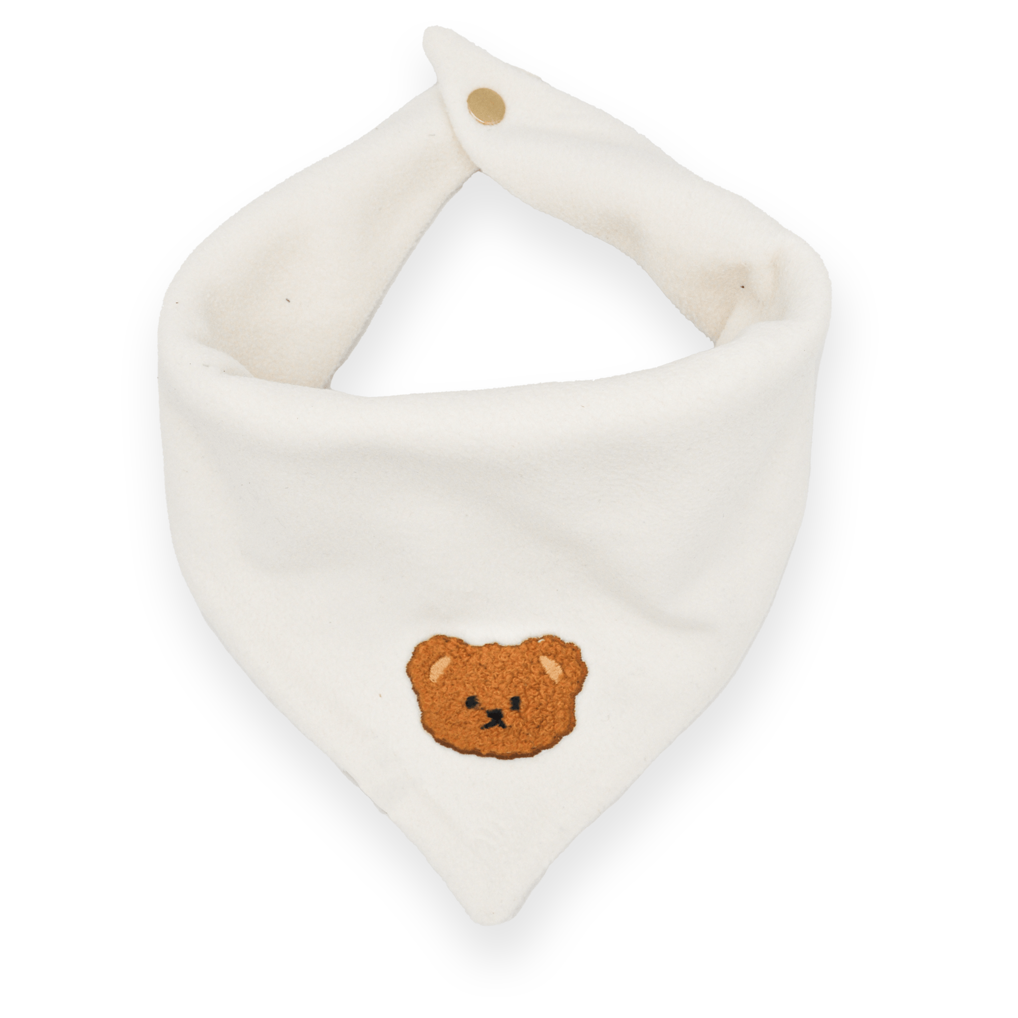 Teddy Fleece Ivory Dog Bandana - SUNNY TAILS