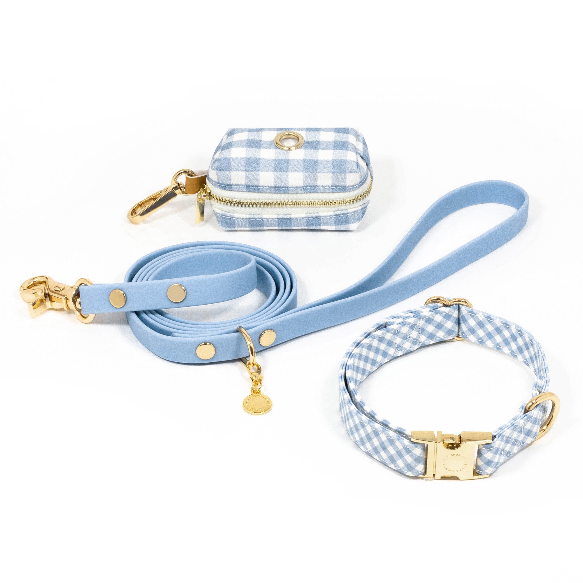 Malibu Blue Waterproof Cloud Dog Leash | Lightweight PVC Leash | Odor Proof, Stink Proof, and Durable Dog Lead | Available in 3 Lengths 