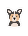 Corgi Dog Vinyl Sticker - SUNNY TAILS