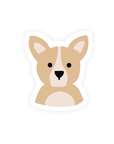 Corgi Dog Vinyl Sticker - SUNNY TAILS