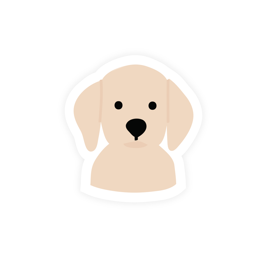 Labrador Dog Vinyl Sticker