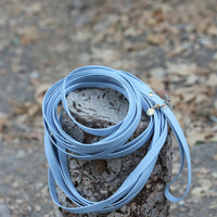 Malibu Blue Waterproof Cloud 30 ft Long Line | Lightweight PVC Long Leash | Odor Proof, Stink Proof, and Durable Dog Lead | Available in 3 Lengths 