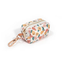 Peaches and Pears Waste Bag Holder | Fruit Pattern Poop Bag Holder | Dog Poop Bag Holder | Dog Walk Bag | Shop Sunny Tails