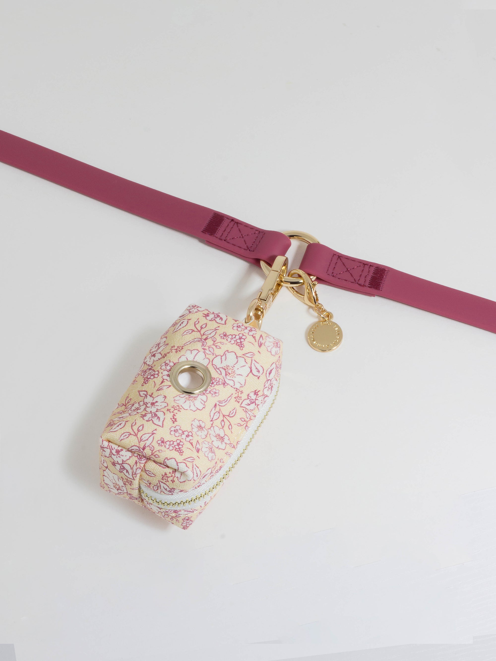 Mulberry Burgundy Convertible Hands Free Cloud Dog Leash | Multifunctional, Waterproof, and Lightweight Dog Leash | Shop Sunny Tails